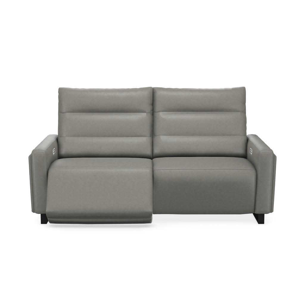 Flavie Reclining 84" Sofa in Leather 6172-58