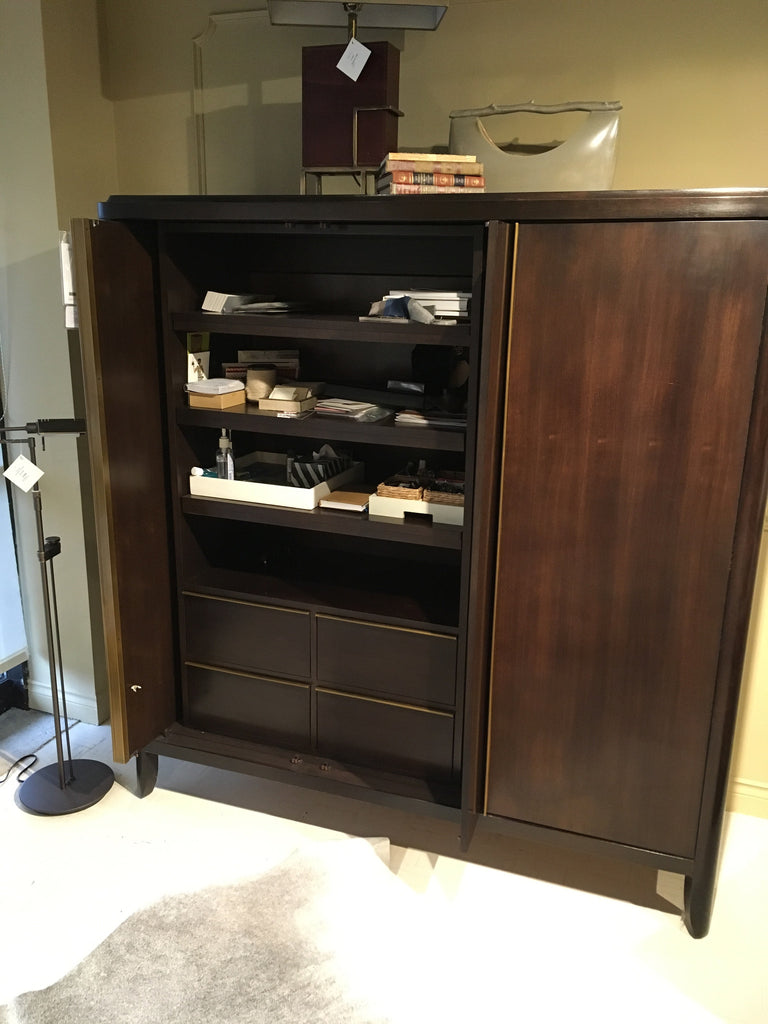 Barbara Barry Silver Screen Armoire - AS IS - FLOOR MODEL SALE
