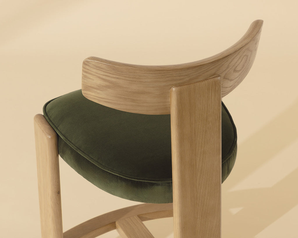 Sunpan Horton Counter Stool Rustic Oak | Cadieux Interiors - Ottawa ...