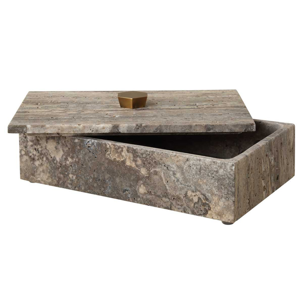 Griseus Travertine Box