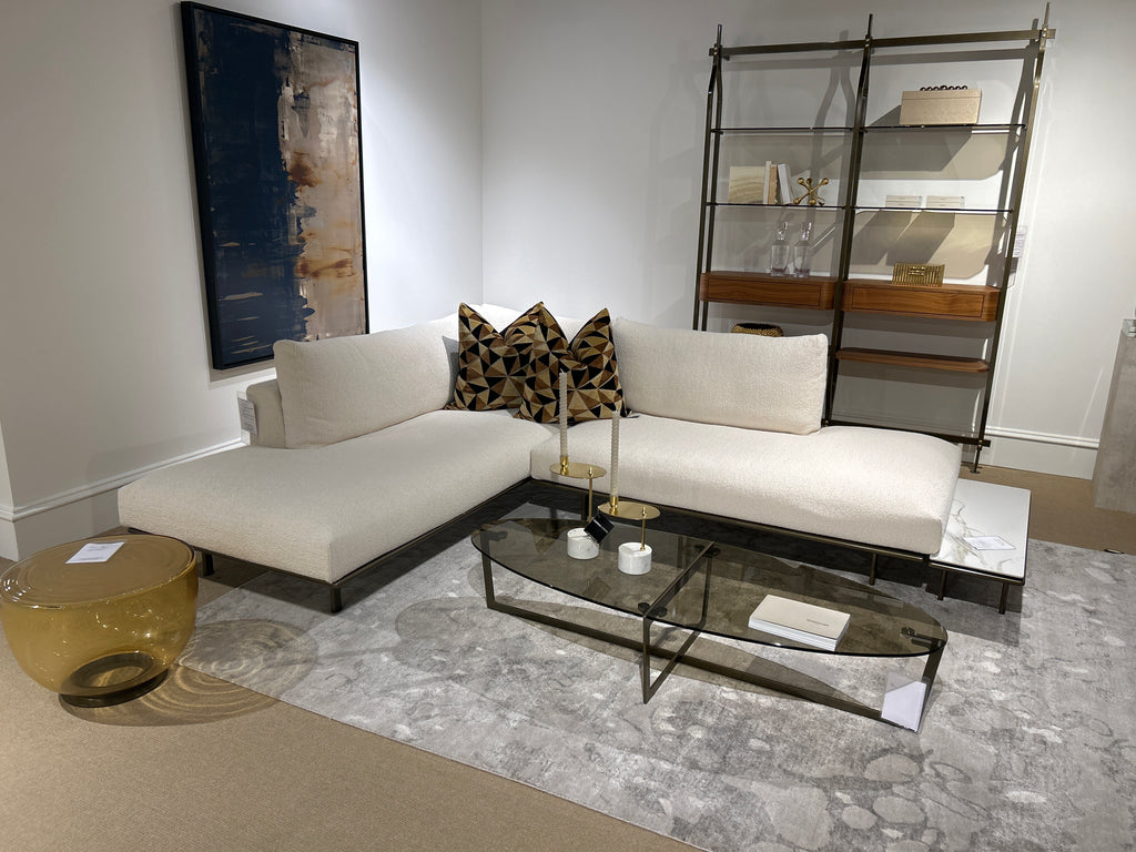 DAKOTA SECTIONAL IN TESSUTO SOFT OVATTA FABRIC