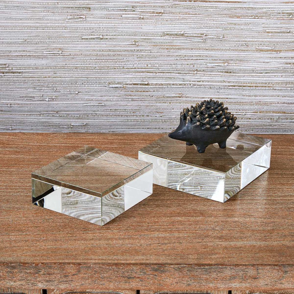 Small Square Riser Crystal Square Riser - Small | Cadieux Interiors - Ottawa Furniture Store