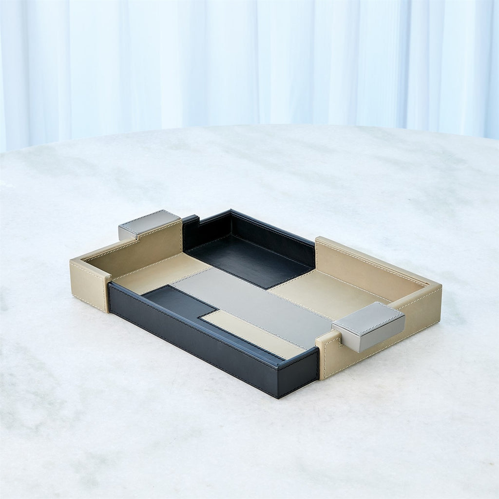 PIET TRI-COLOR GRAY-SHADOW TRAY - SMALL - 16.25X10.5.5X2.25 | Cadieux ...