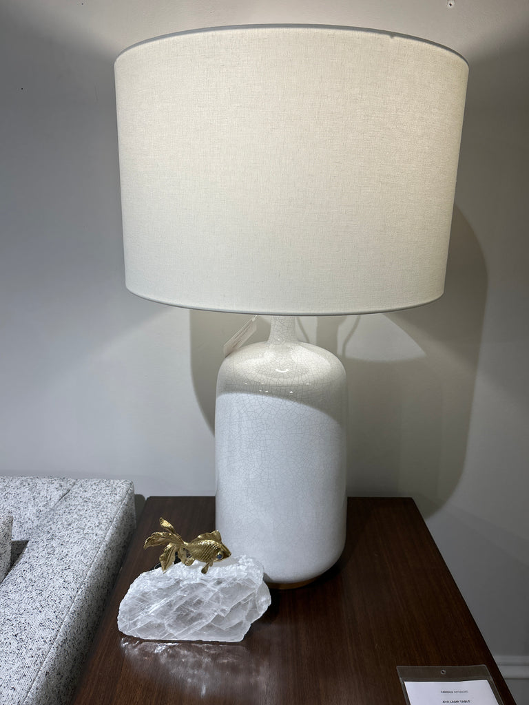 Culloden Table Lamp - Bone Craquelure - 18 x 32.5 | Cadieux Interiors ...
