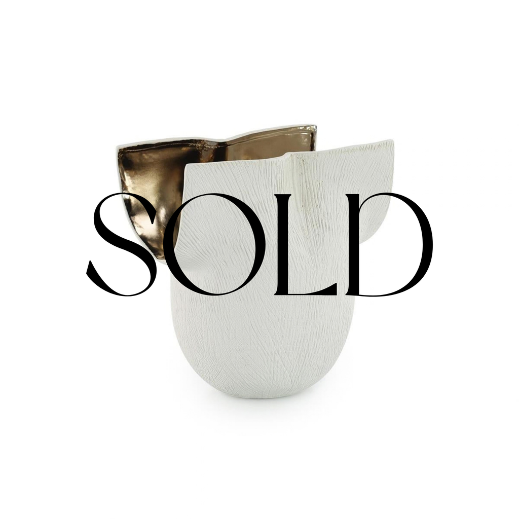 SOLD - Arruga Vase, Small - 10x9.75x10.25