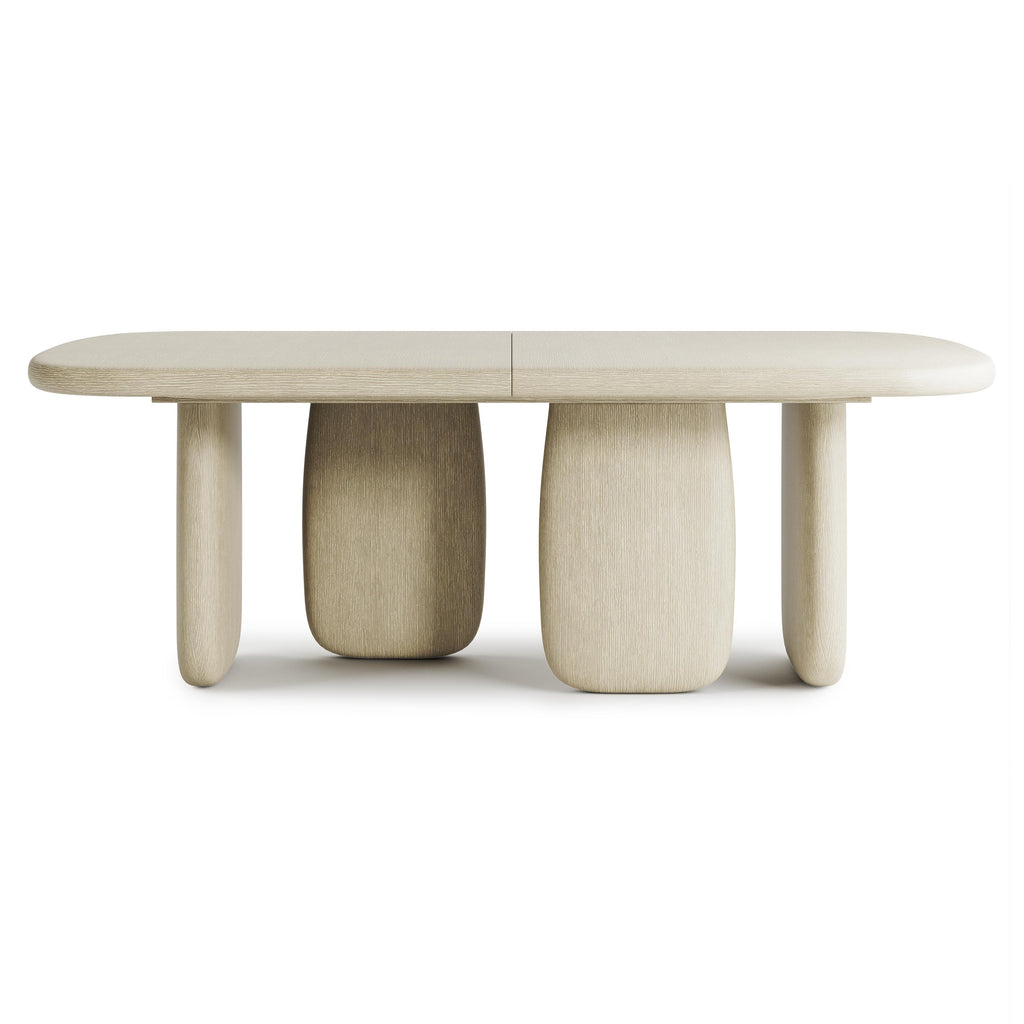 ARCADIA DINING TABLE - IN CLAY FINISH - 86" to 110"W (CI)