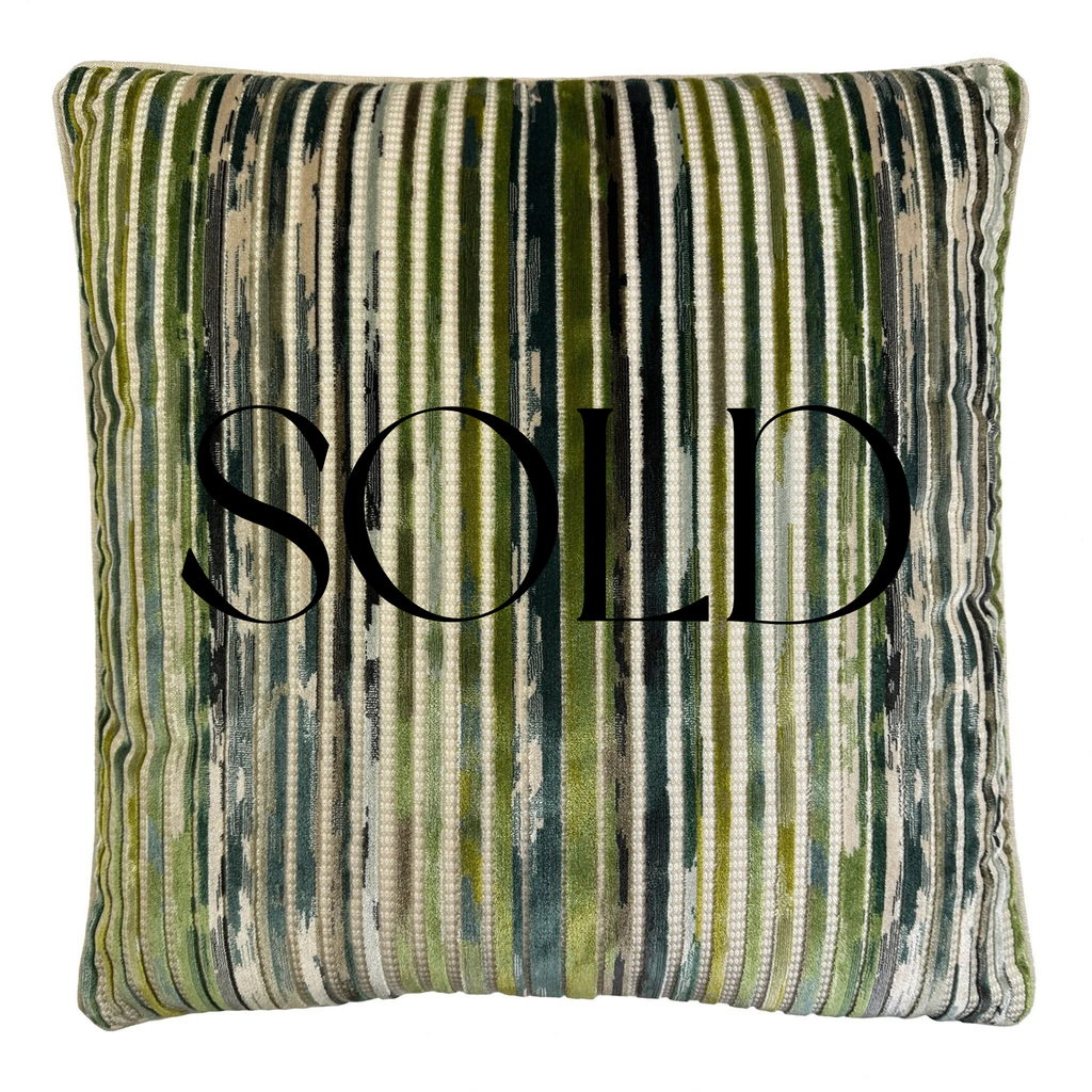 SOLD - Saguaro Botanical Accent Pillow - 22"x22"