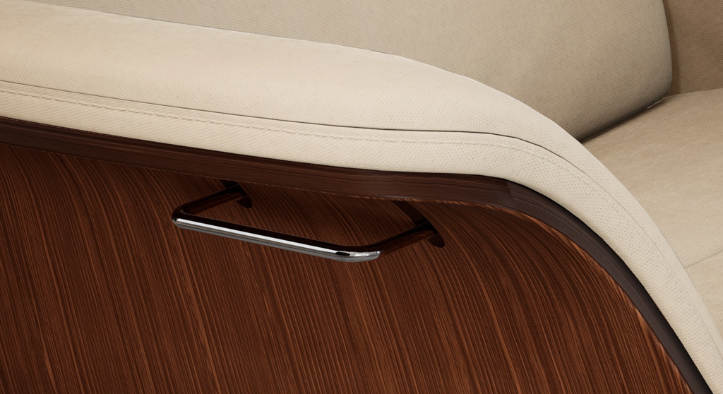 SPECIAL PROMOTION - Timeout Reclining Chair + Footstool in Cortina Sand - QUICK SHIP (CI)