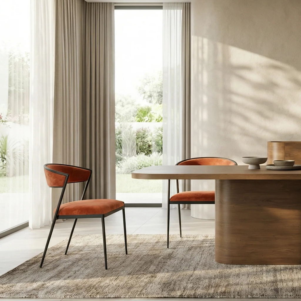 Dario Chocolate Side Chair (CI)