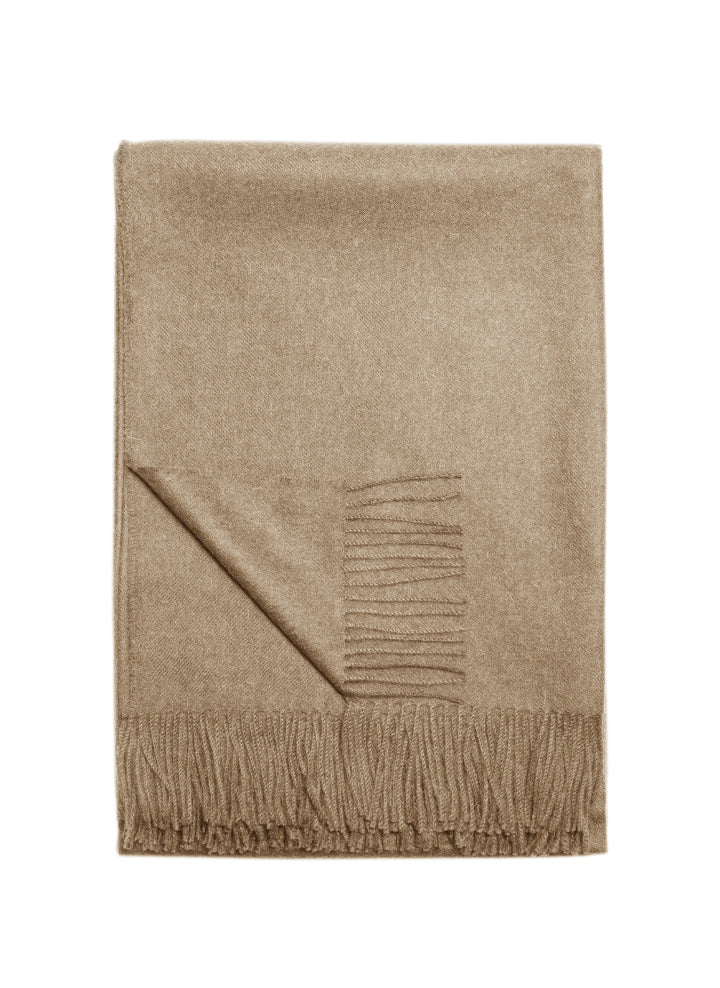 Paris Baby Alpaca Throw - Latte - 50 x 70