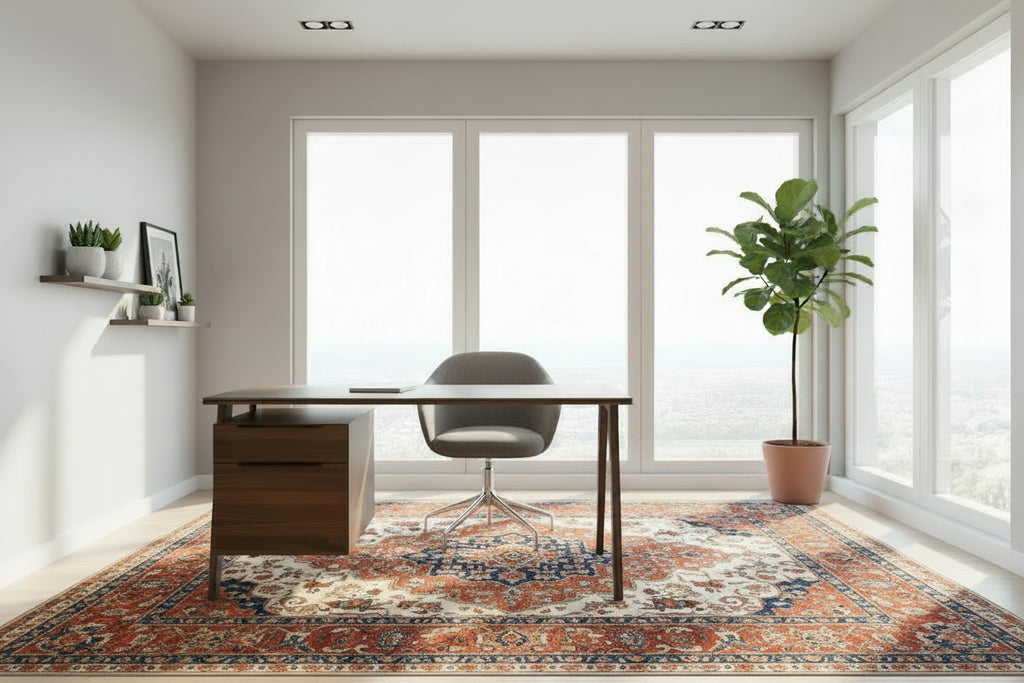 Howard Walnut - 60" 2 Drawer Desk with Wood Top - Available in Different Finishes (CI)