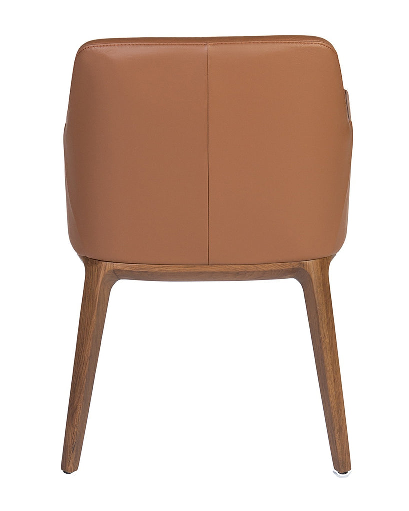 Lidia Dining Arm Chair (available in 3 Leather colours) (CI)