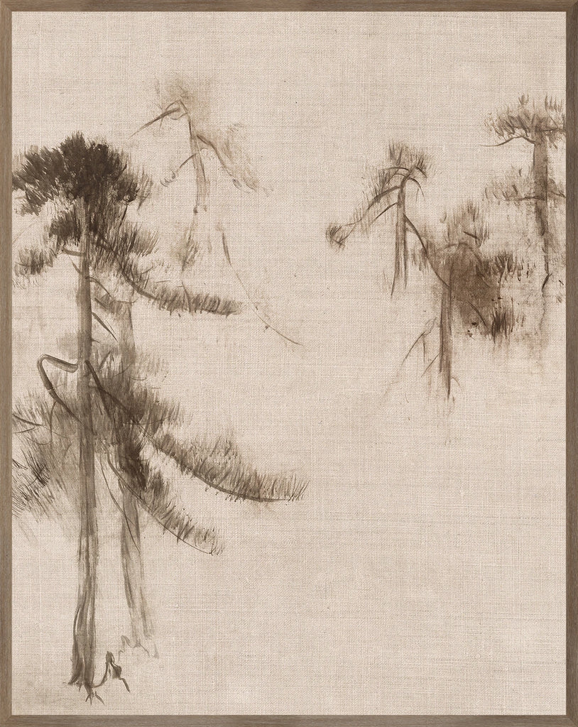 ART - Ink Wash Pines IV - 31" x 39"