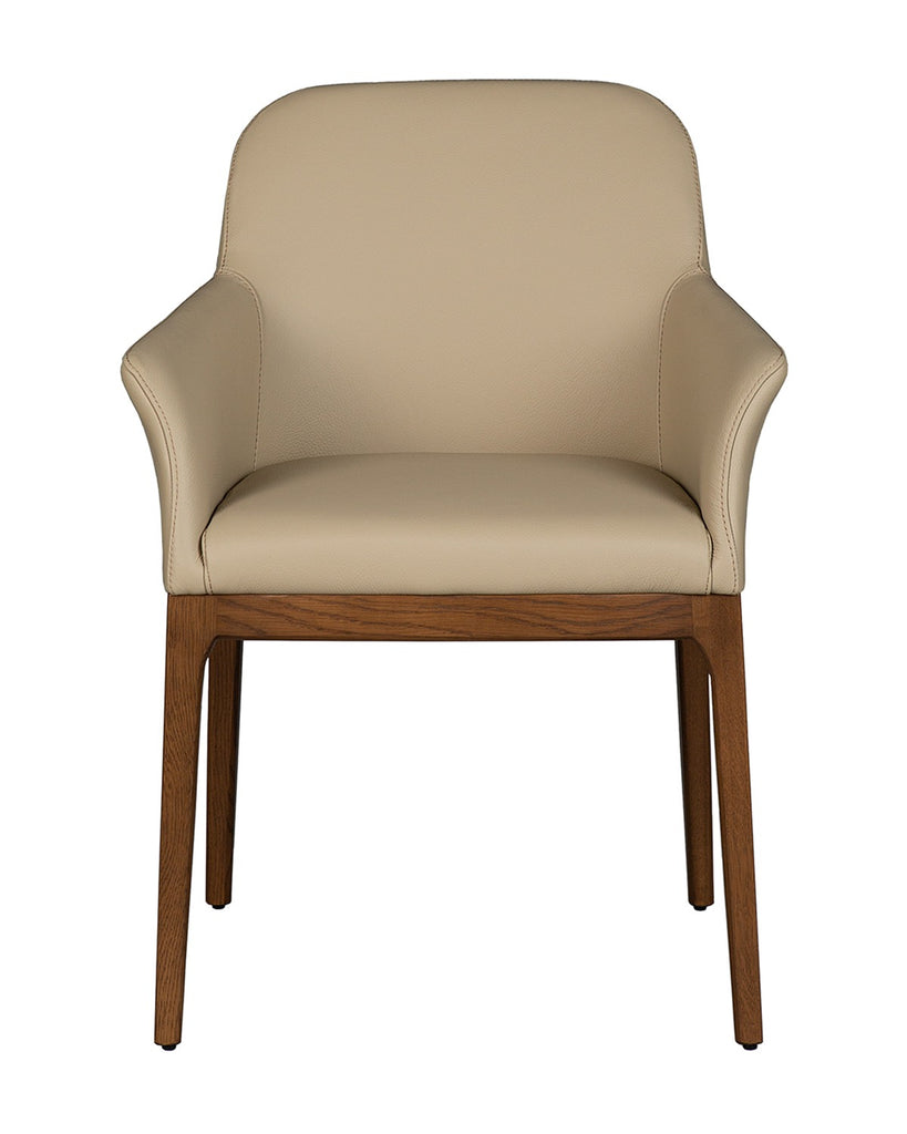 Ann Dining Arm Chair (Available in 4 Leather colours) (CI)