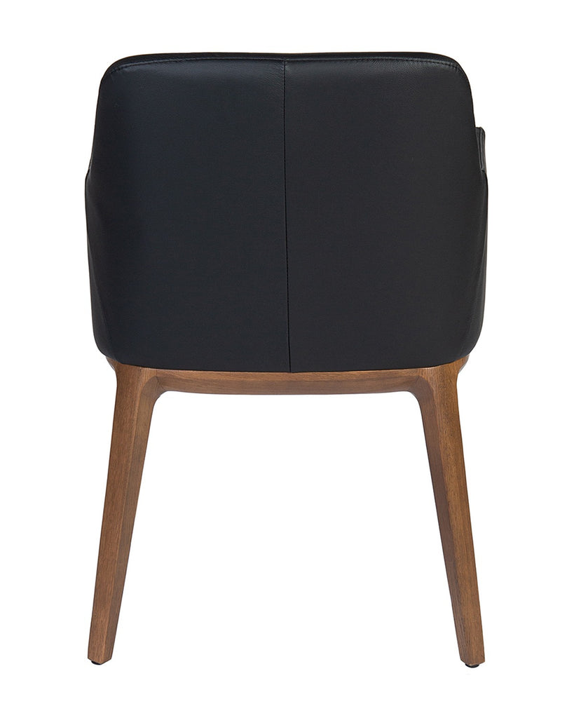 Lidia Dining Arm Chair (available in 3 Leather colours) (CI)
