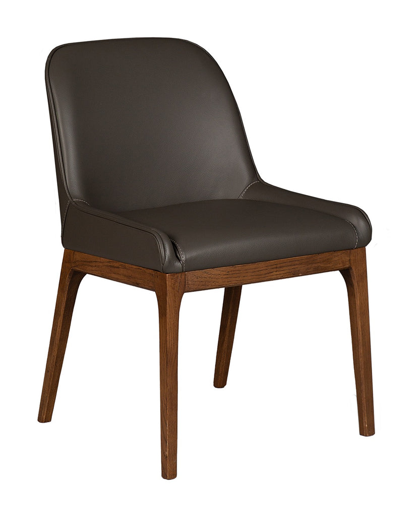 Ann Dining Side Chair (Available in 4 Leather Colours) (CI)