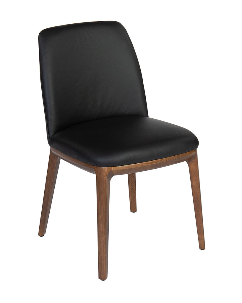 Camila Dining Side Chair (Available in 3 Leather Colours) (CI)