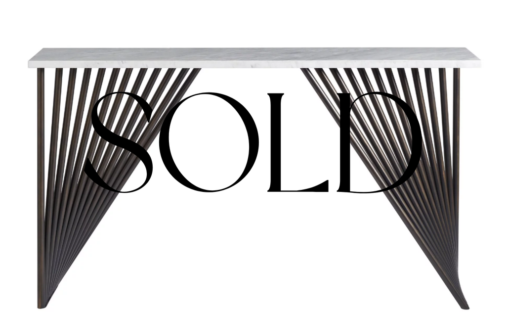 SOLD - Marcel Console Table - LAST ONE