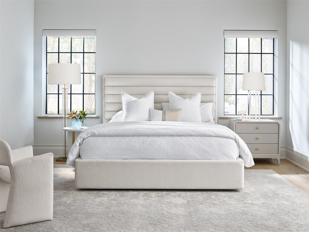 Tranquility Upholstered Queen Bed - SUPPLIER OVERSTOCK SALE (CI)