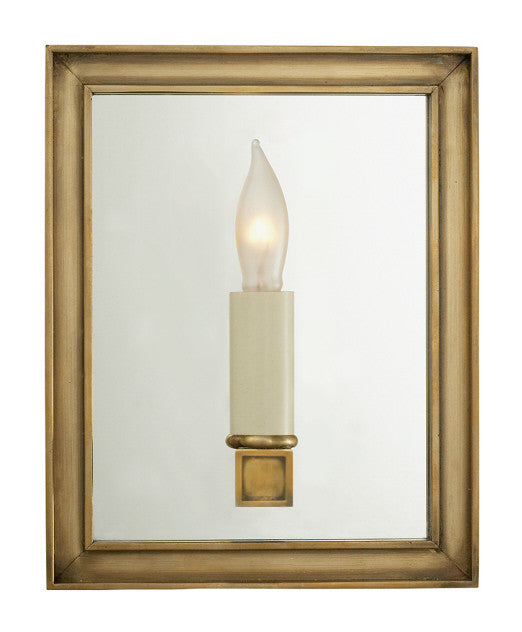 Wall Lantern in Antique Burnished Brass (Indoor or Outdoor
